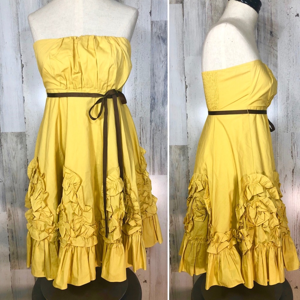 Ryu Small Strapless Frilly Dress